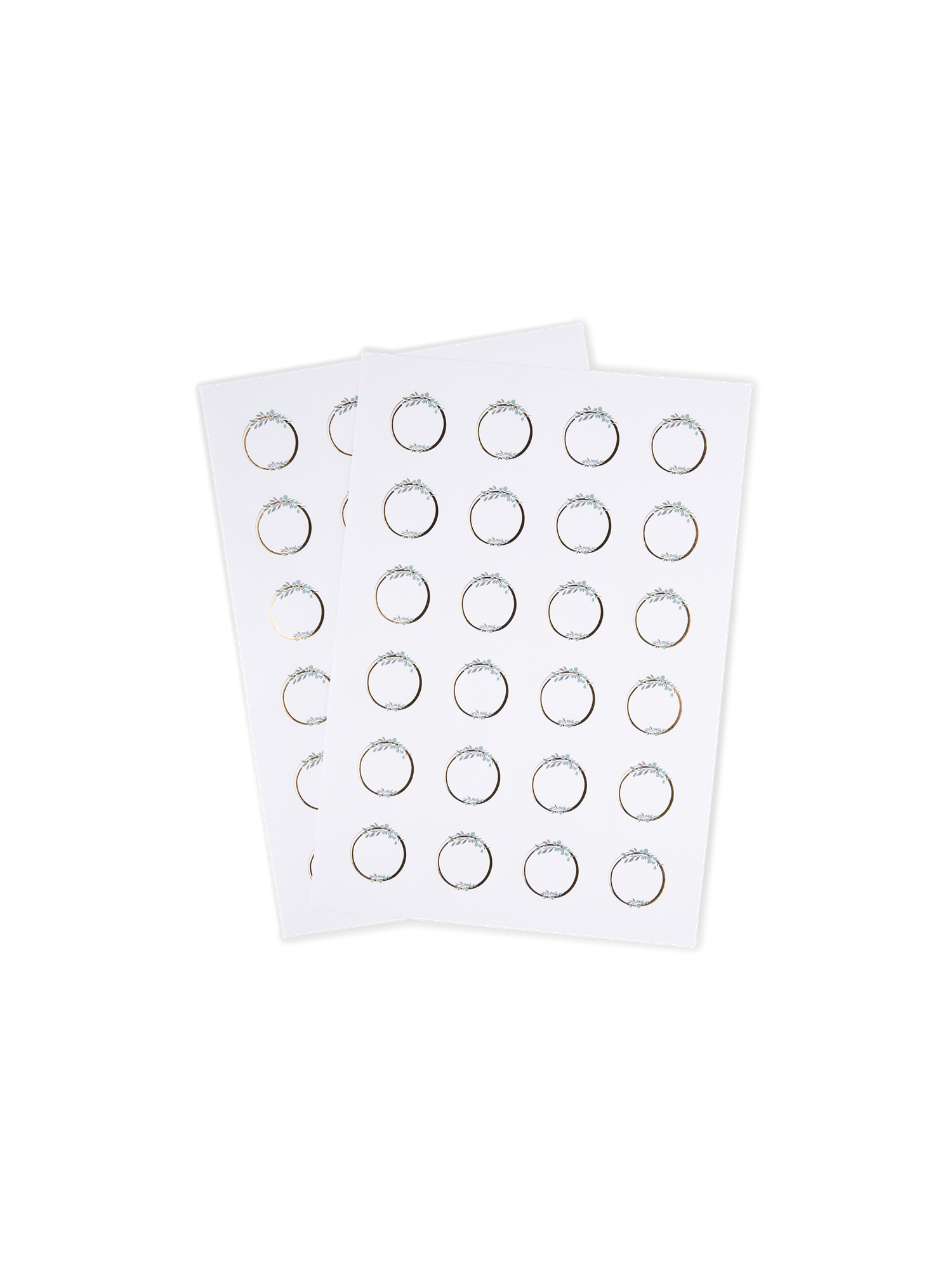 Stickers | Paper. 48 pcs. | White