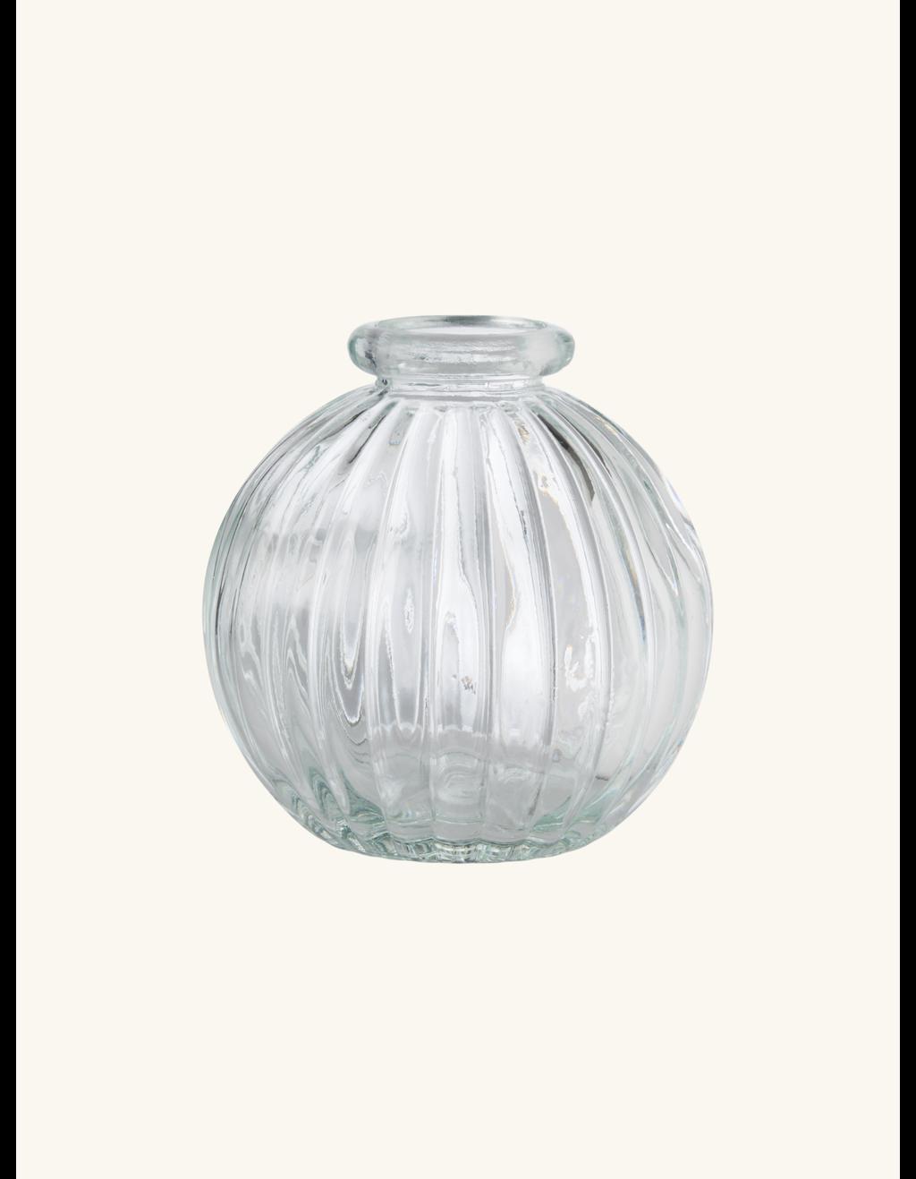 Home - Vase - Glass. Ø8 x 8 cm.
