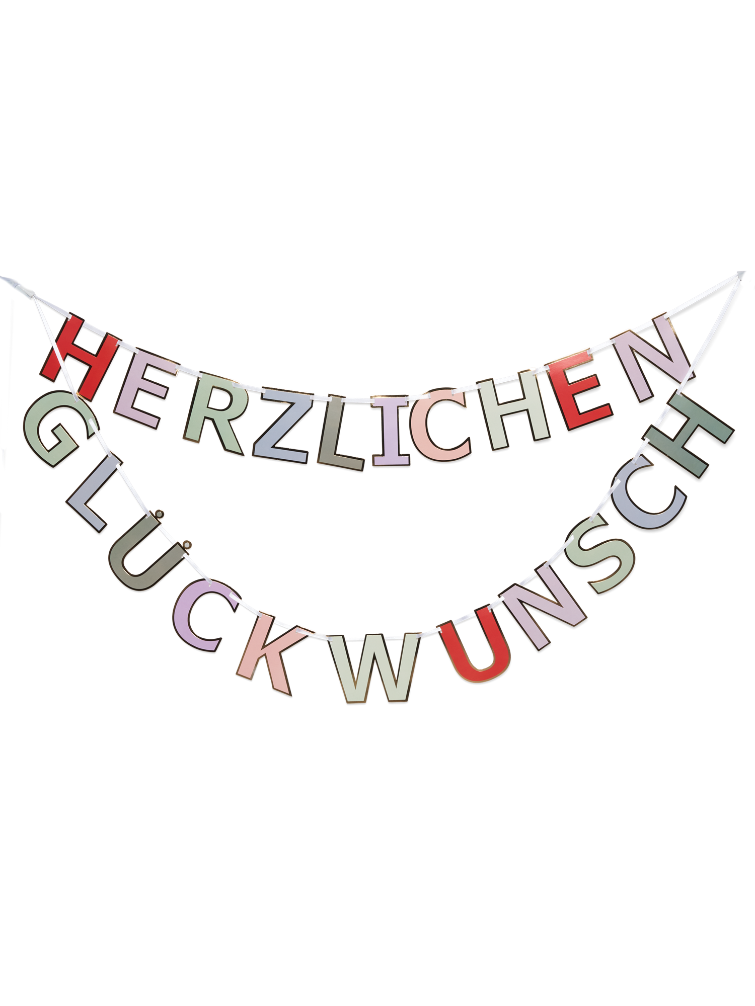 Glitzernde Geburtstags-Girlanden Set – 5-teilig, Je 4 Meter, Für Party & Oktoberfest