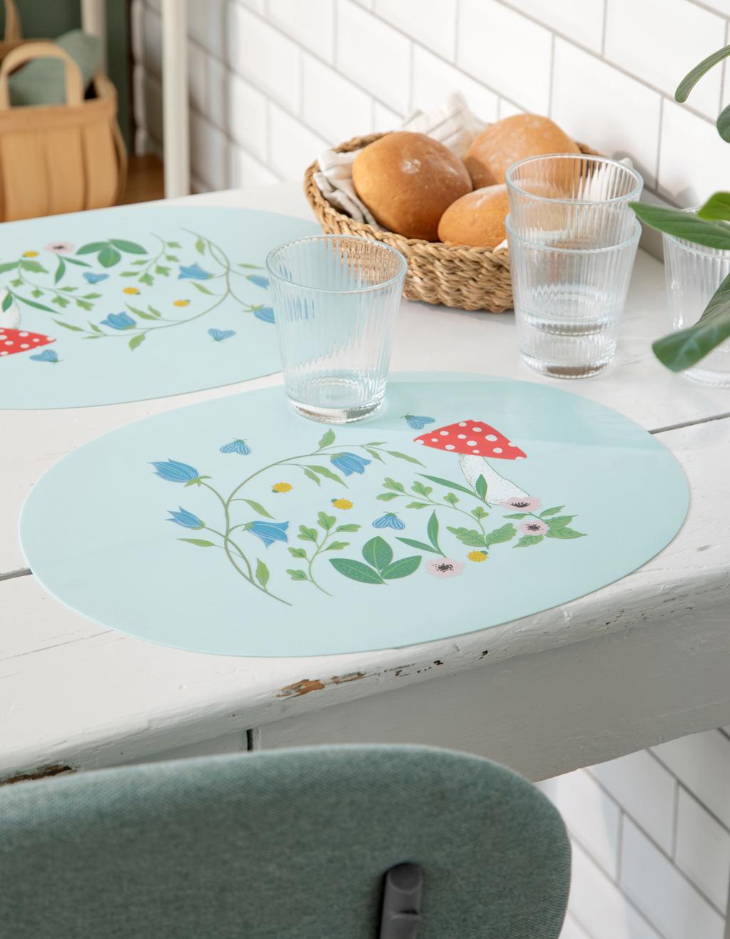 Home - Placemat - Silicone. 30.5 x 41 cm.