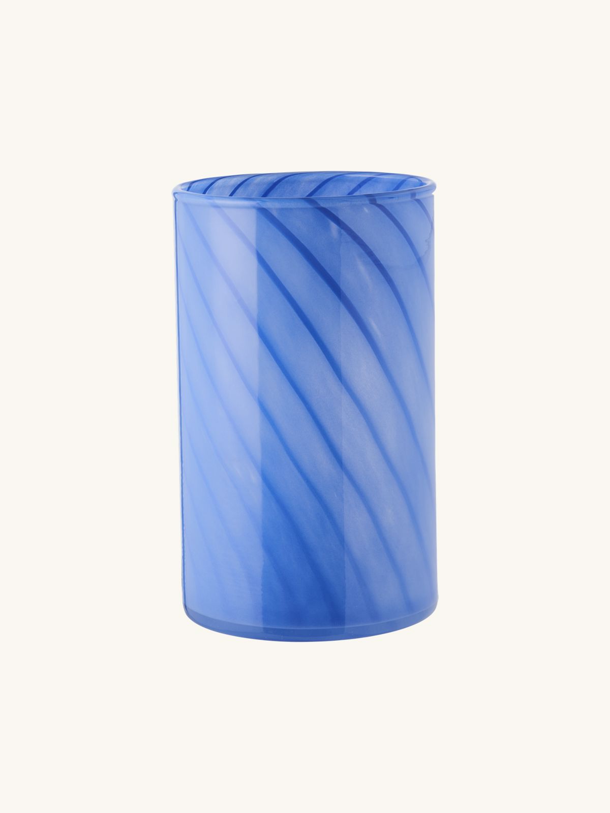 Vaas Glas 12 X 20 Cm Blue vaas-glas-12-x-20-cm-blue