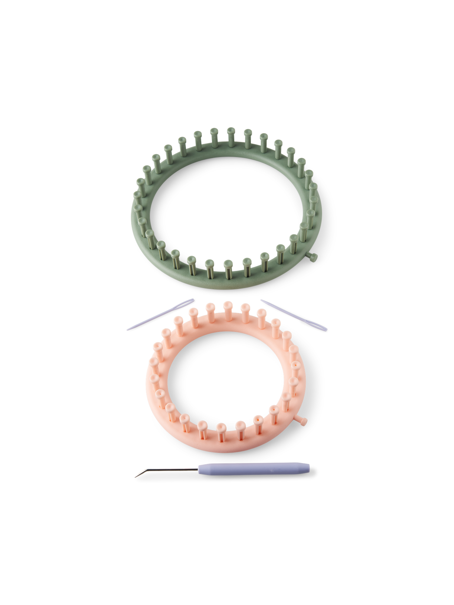 Kit 4 Tricotins Circulaires - Diamètres 28, 24, 19, 14 Cm - Pour Débutants, Bonnets, écharpes - Cadeau Créatif - 6