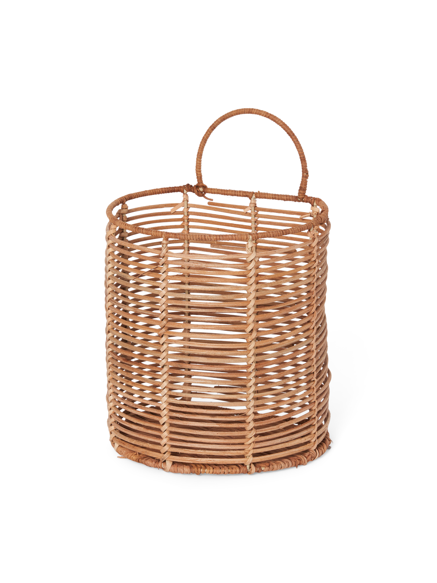 Korb zum Aufhängen Rattan. 18 x 15,5 x 20 cm. Nature