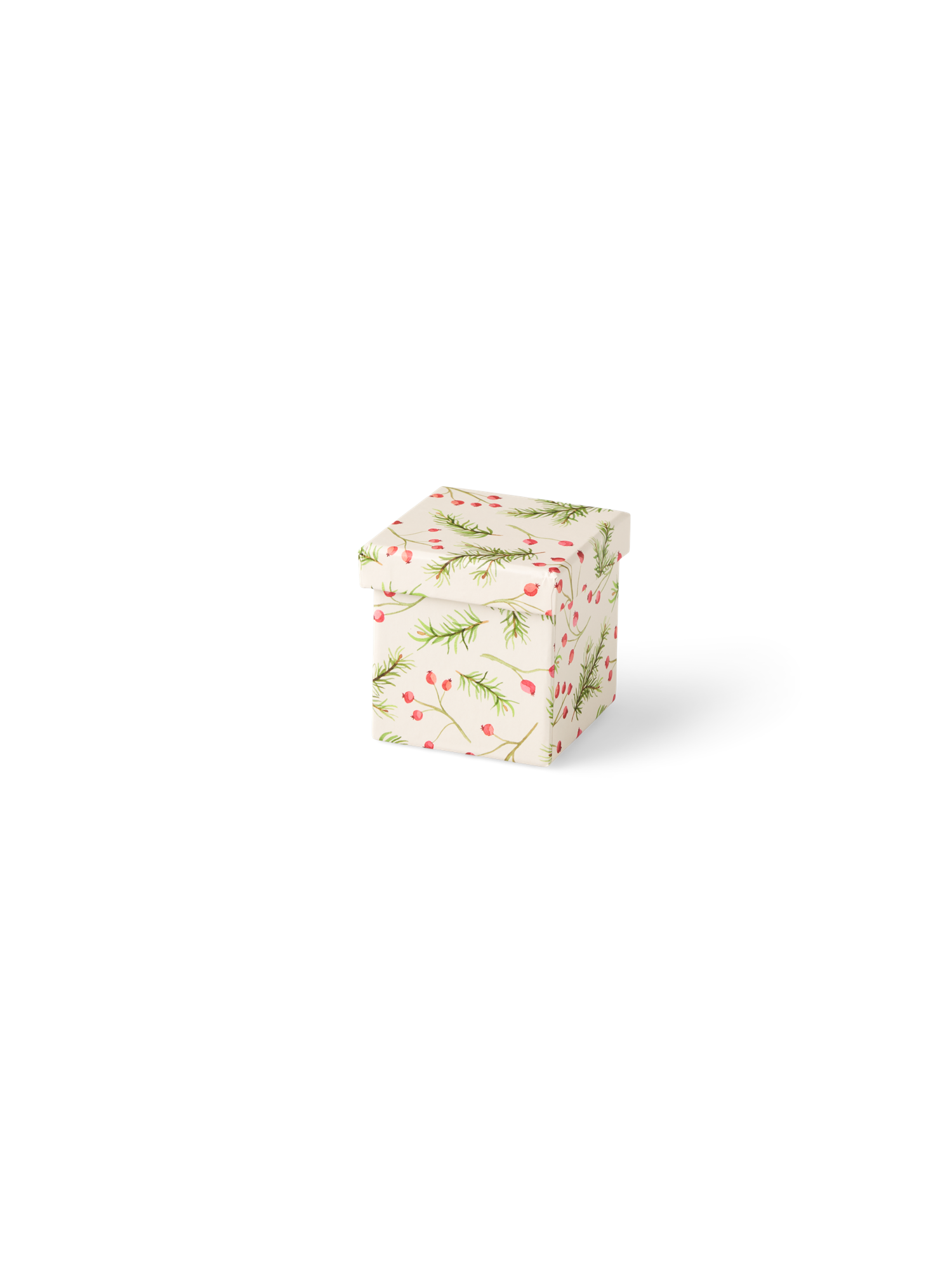 Box | Papier. 7 x 7 x 7 cm. | Off White