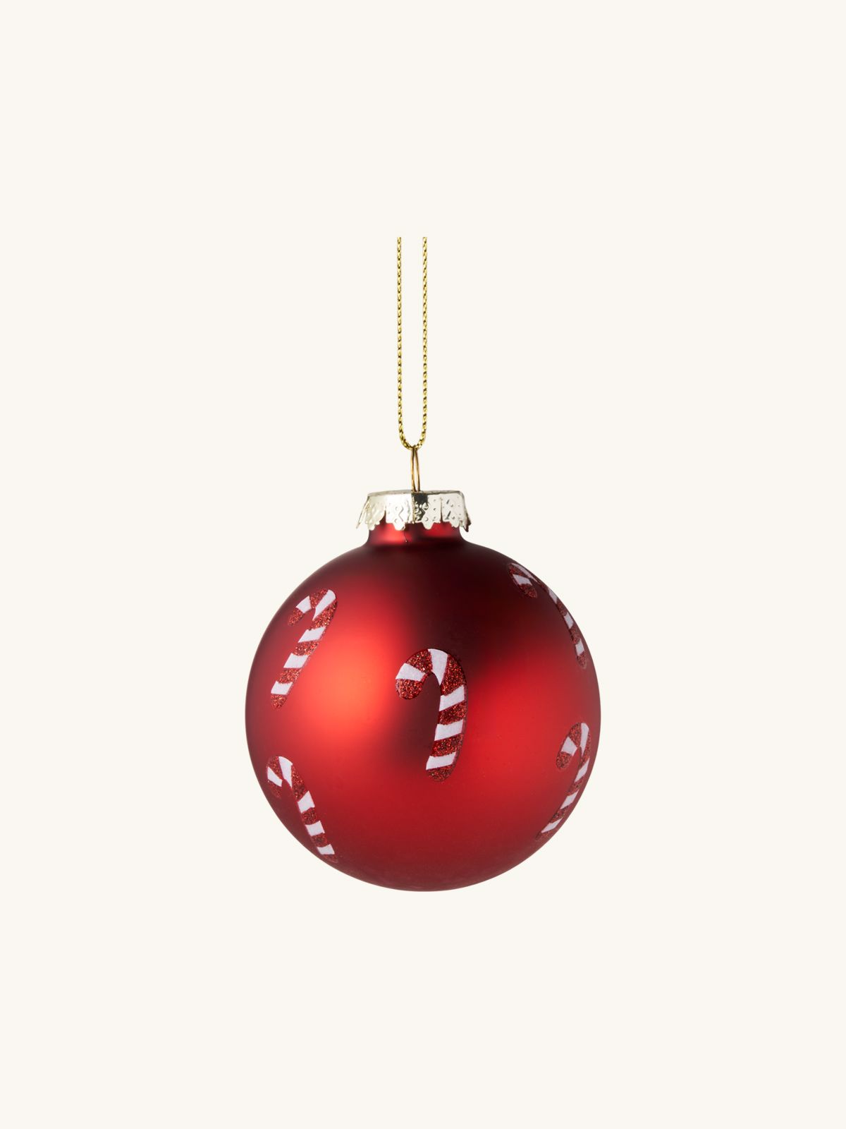 Julgranskula 7 Glas 7 Cm Red White julgranskula-7-glas-7-cm-red-white