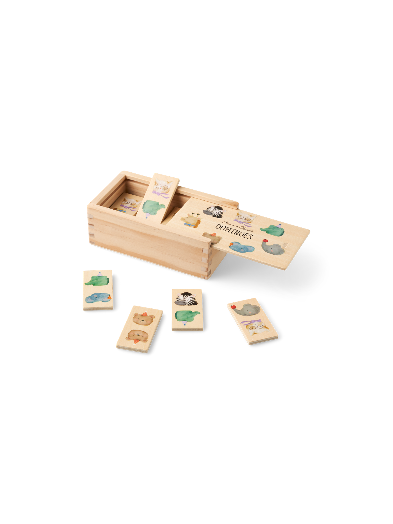 houten domino, domino, kinder domino, houten spelletjes, houten spel