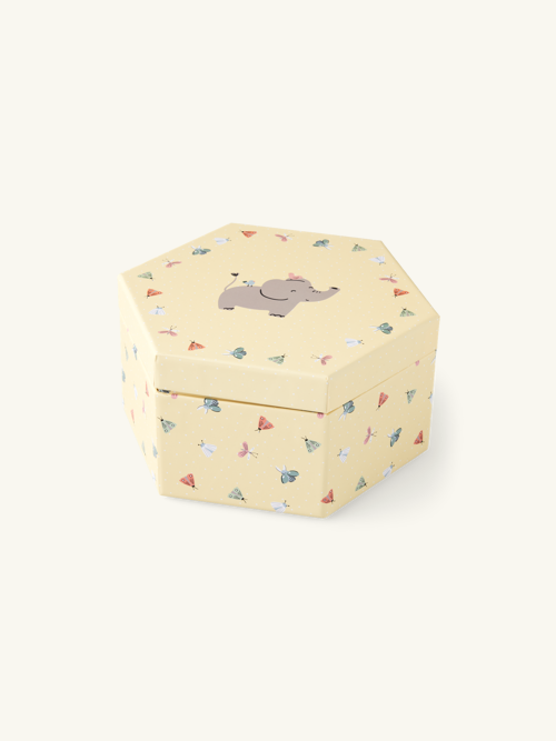 Children's jewellery box - Cardboard. - Light Olive - Søstrene Grene