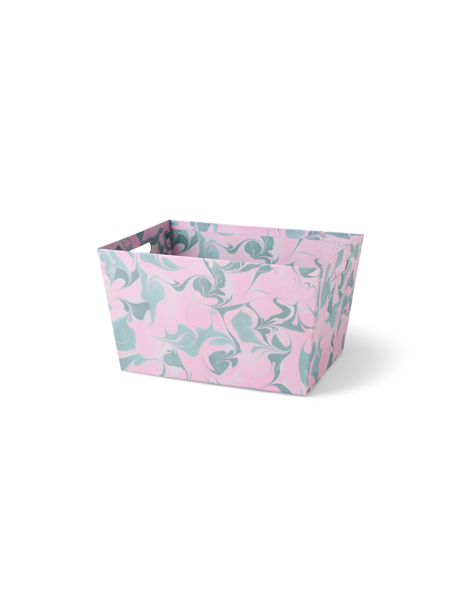 Panier de rangement | Papier. 22,5 x 30 x 17 cm. | Dusty Green