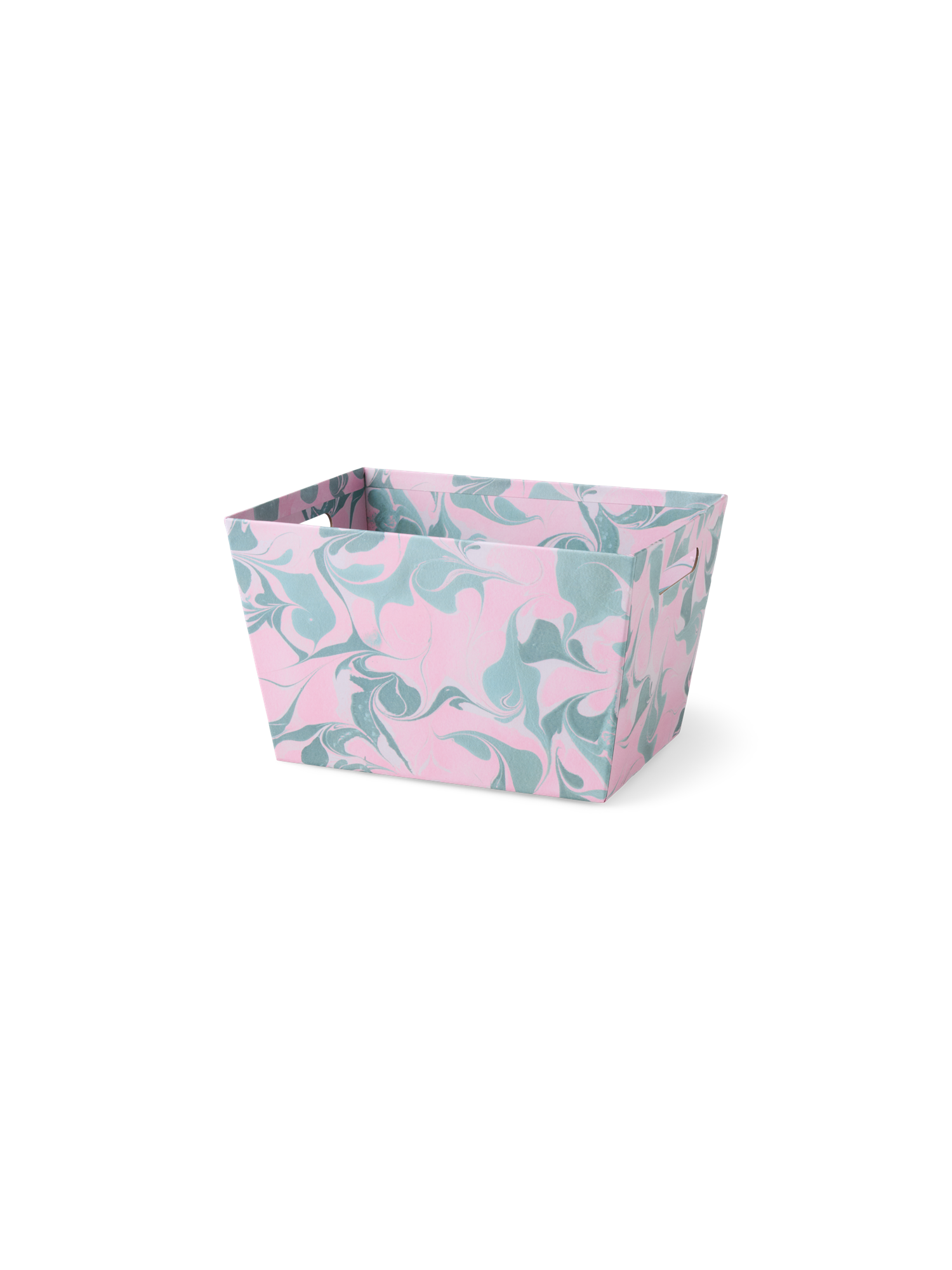 Panier De Rangement Rectangulaire Arthur Cameron En Osier 29x25x15cm Blanc Brossé