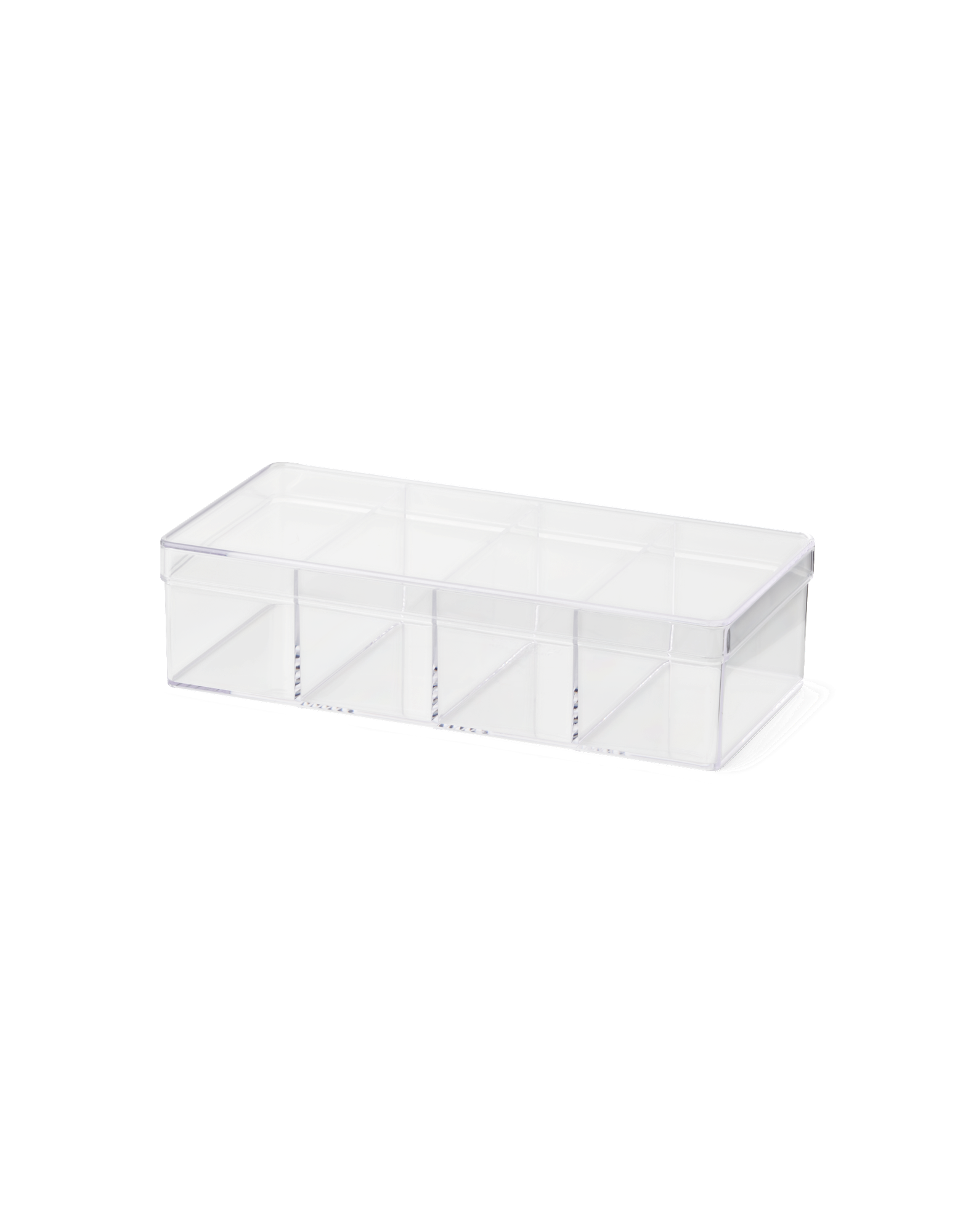 Transparente Aufbewahrungsbox | 4 Fächer | Søstrene Grene