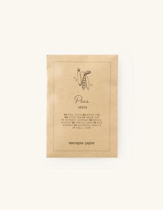 Pea Seeds Paper. 10 x 7 cm.