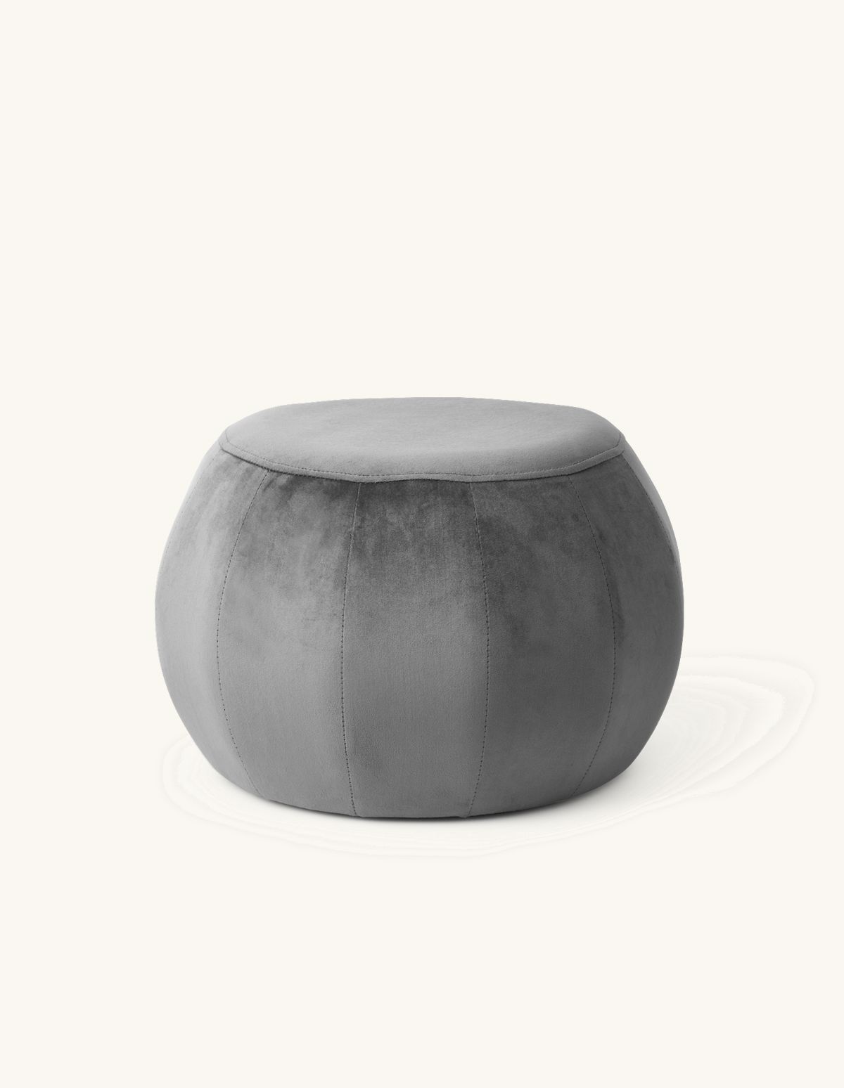 Puf 46 x 29 cm. Anthracite, Green