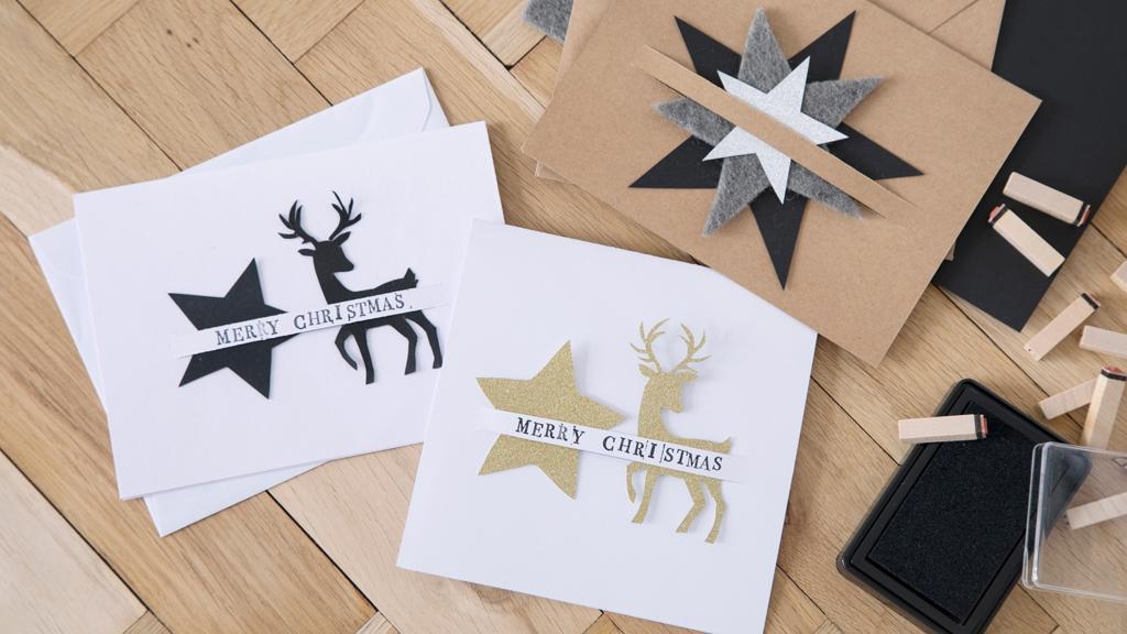 Weihnachtskarten Schauen Sie Sich Das Kreative Diy Projekt Der Schwestern An Sostrene Grene