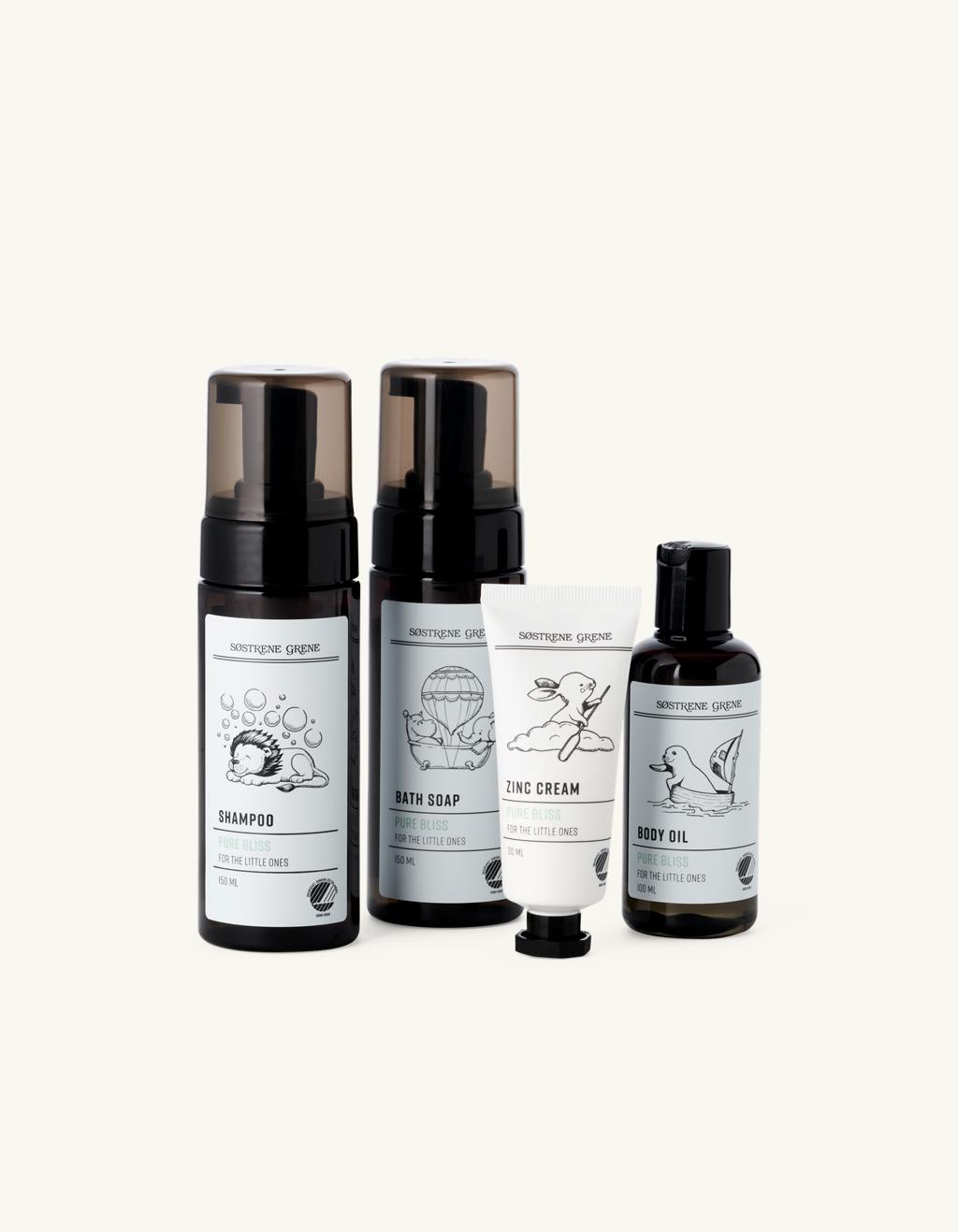 Kit De Bain Et De Soin Pour Bebe 4 Pcs Sostrene Grene Kit De Bain Et De Soin Pour Bebe 4 Pcs Sostrene Grene