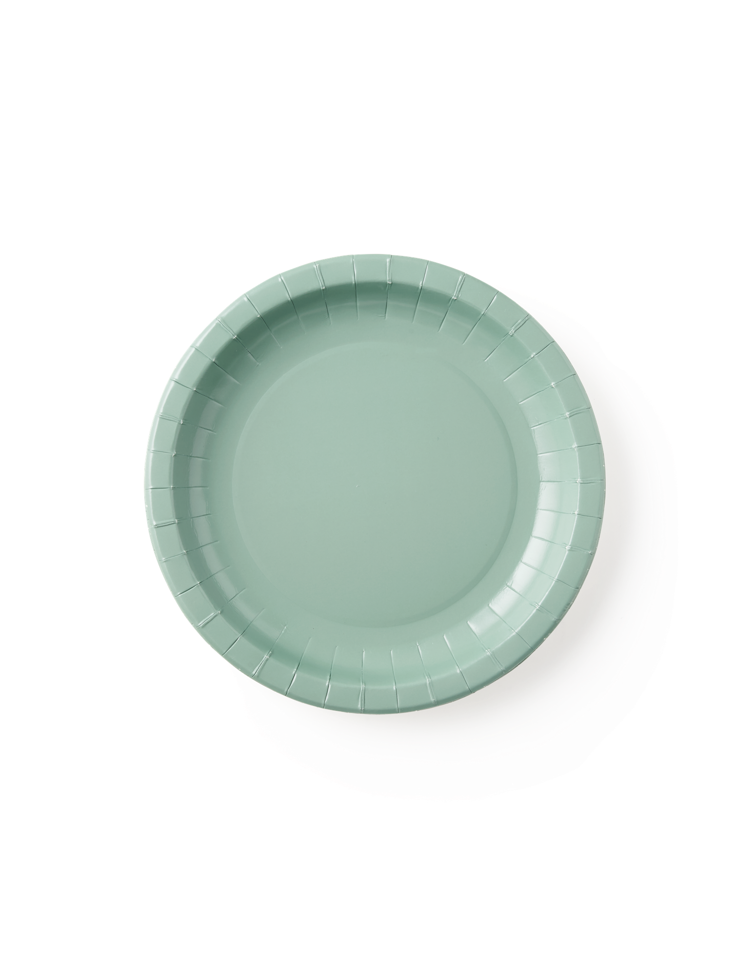 Papperstallrikar Mint grön, 10-pack 18cm main image 1