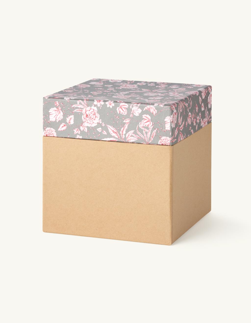 draadloze combinatie uitzetten Papieren vierkante doos | 20 x 20 x 20 cm | Søstrene Grene