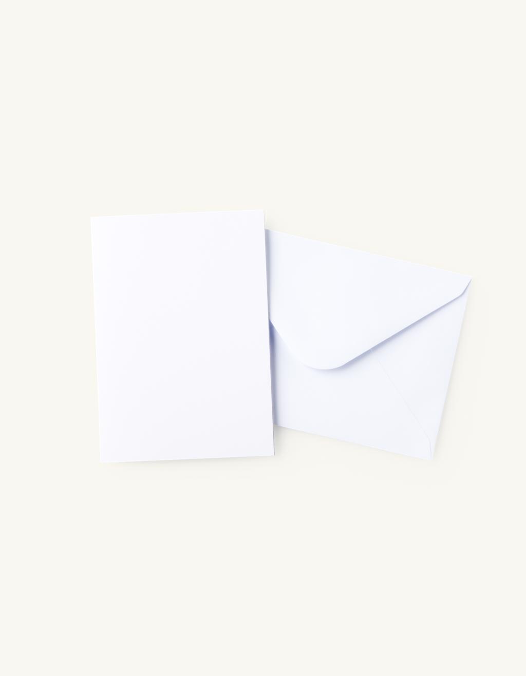 schoorsteen Vermomd geest Kaarten met enveloppen A6/C6 | Papier. 11,5 x 16 cm. 8 stk. | Søstrene Grene