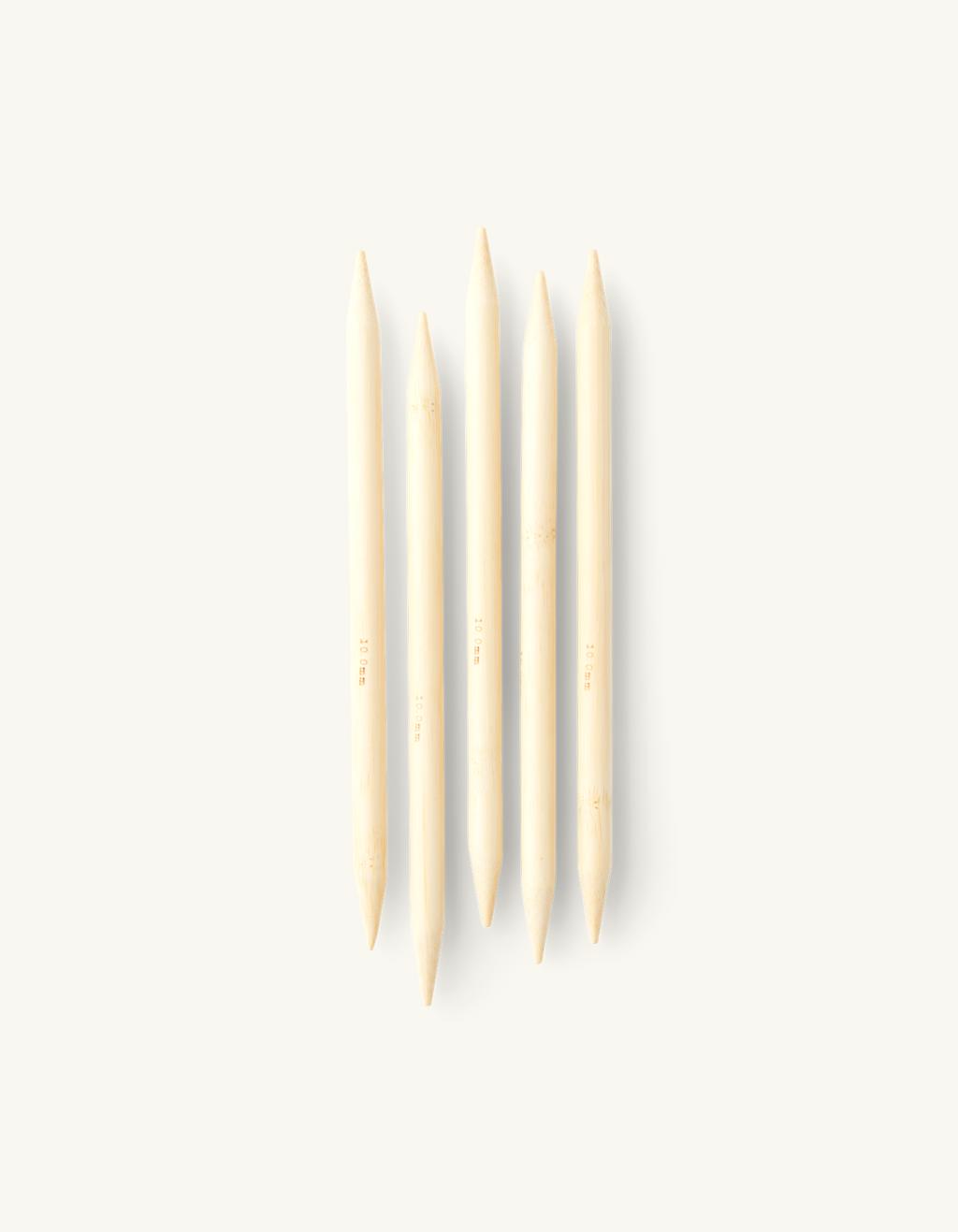 Strømpepinde 10 | Bambus. 10 mm x 20 cm. 5 | Søstrene Grene