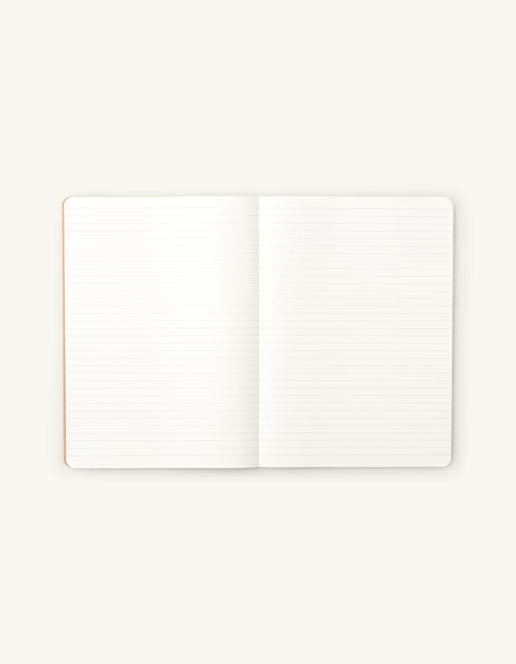 enkel Gehakt Rode datum Notitieboek A4 | Papier. 29,5 x 21 cm. Softcover. | Søstrene Grene