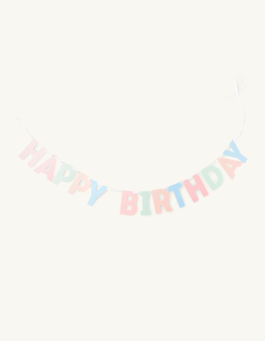 Happy Birthday Garland Paper 18 X 300 Cm Sostrene Grene Happy Birthday Garland Paper 18 X 300 Cm Sostrene Grene