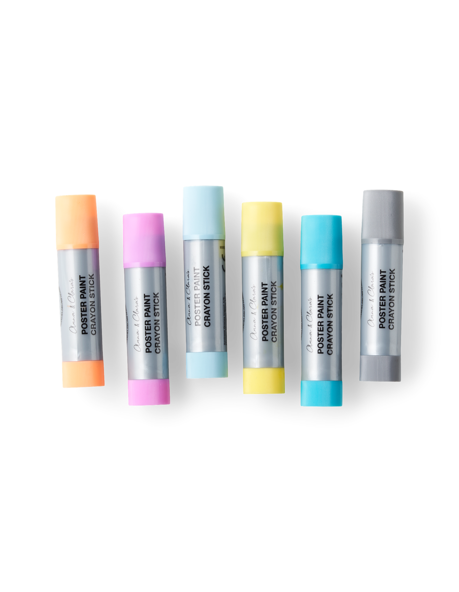 Poster paint sticks Chalk. 6 pcs. Søstrene Grene