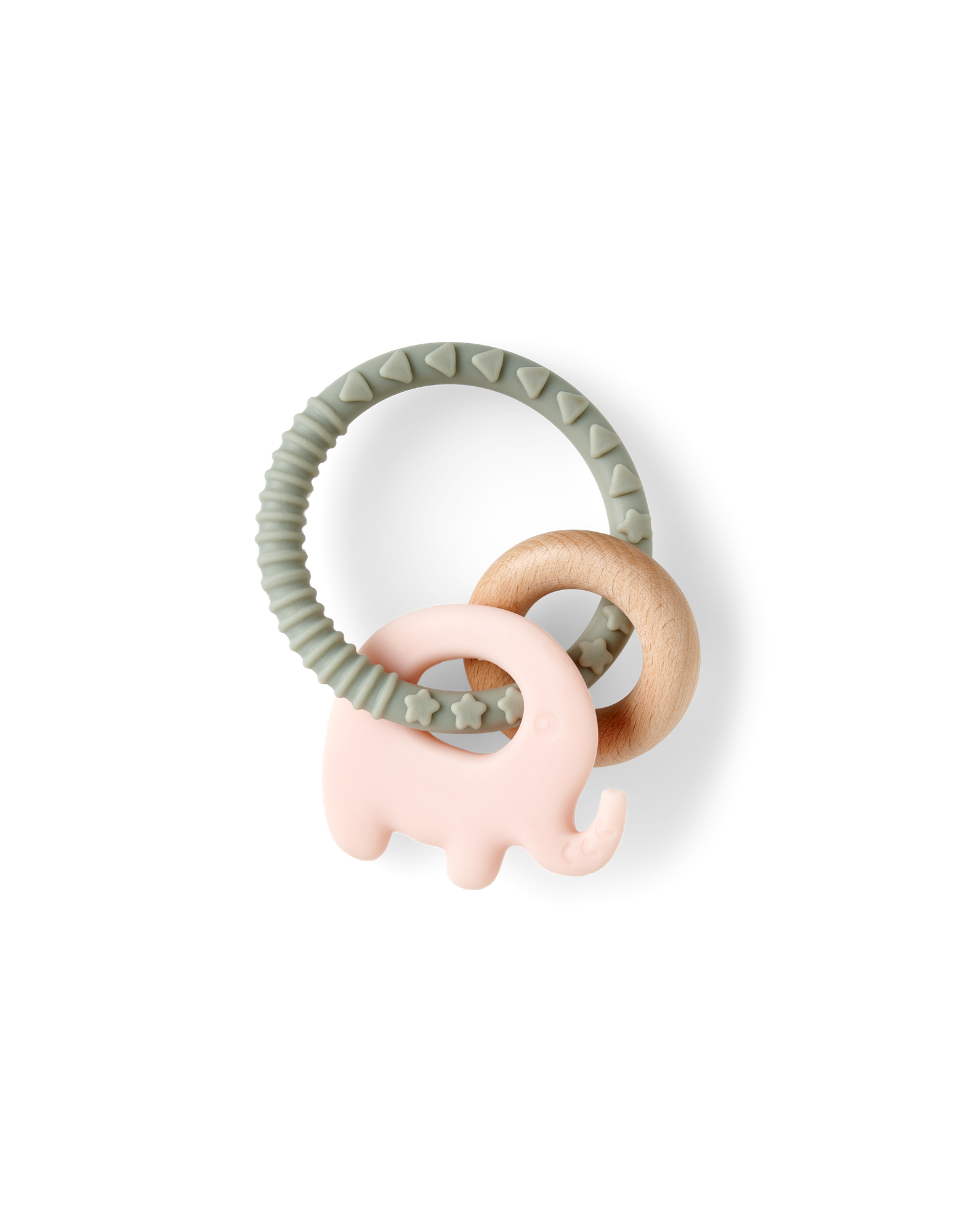 Anneau de dentition | Silicone/bois de h??tre | 8,5 cm | S?�strene Grene