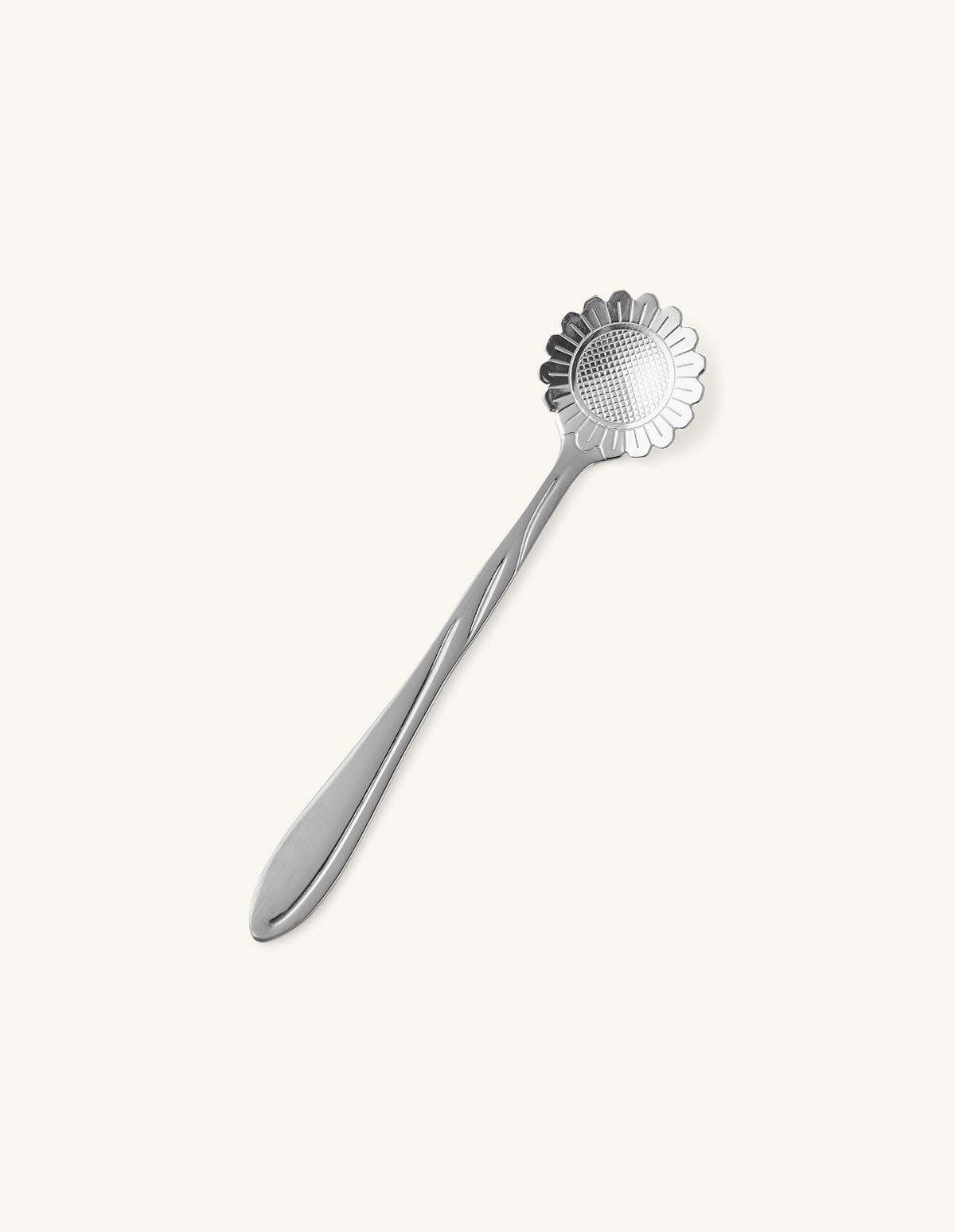Cuillère en forme de fleur | Acier inoxydable. 12,8 cm. | Søstrene Grene