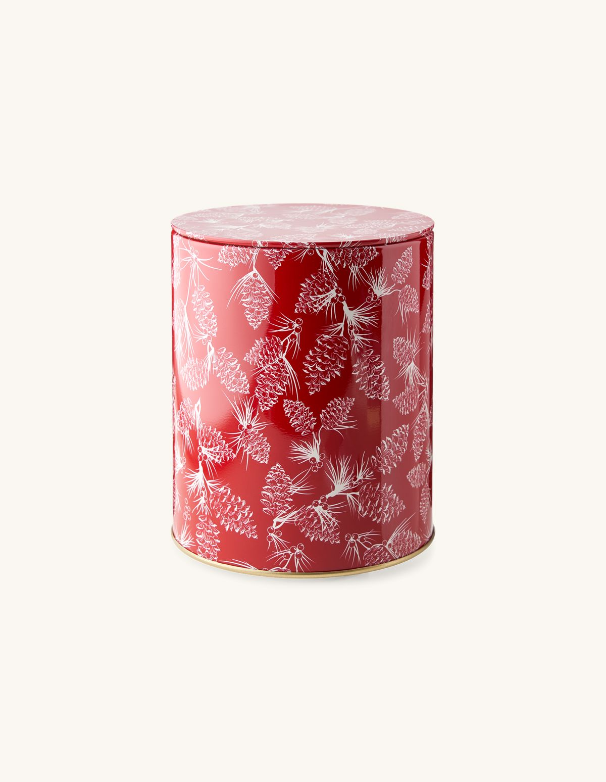 Kerstkoektrommel Tin 10 8 X 13 Cm Red White kerstkoektrommel-tin-10-8-x-13-cm-red-white